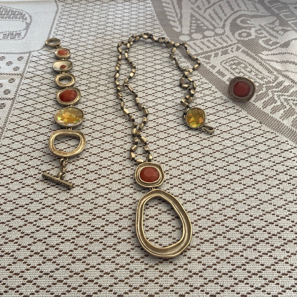 🎁Kenneth Cole Jewerly Set❤️   Necklace bracelet and Ring (7)❣️